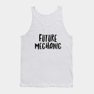 Future Mechanic Black Text Tank Top